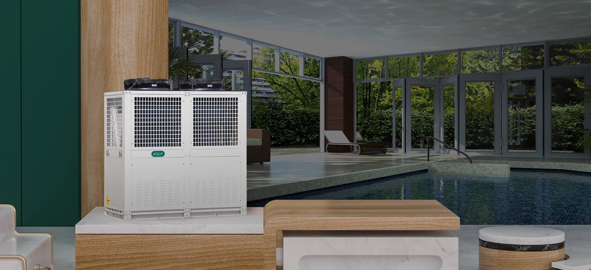 愛(ài)克泳池設(shè)備之熱泵